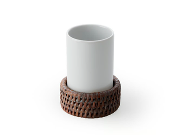 BASKET SMB - Countertop porcelain toothbrush holder by DECOR WALTHER - view 2